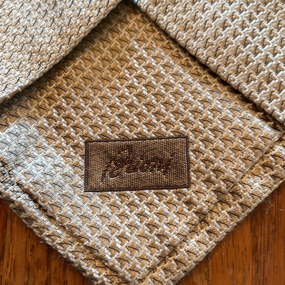 Brioni tie - beige/goldish - Picture 4 of 5